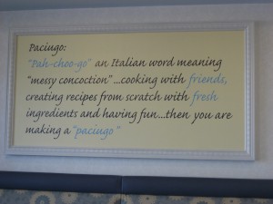 Meaning of Paciugo Paciugo Gelato: Great people…Great gelato…Great company